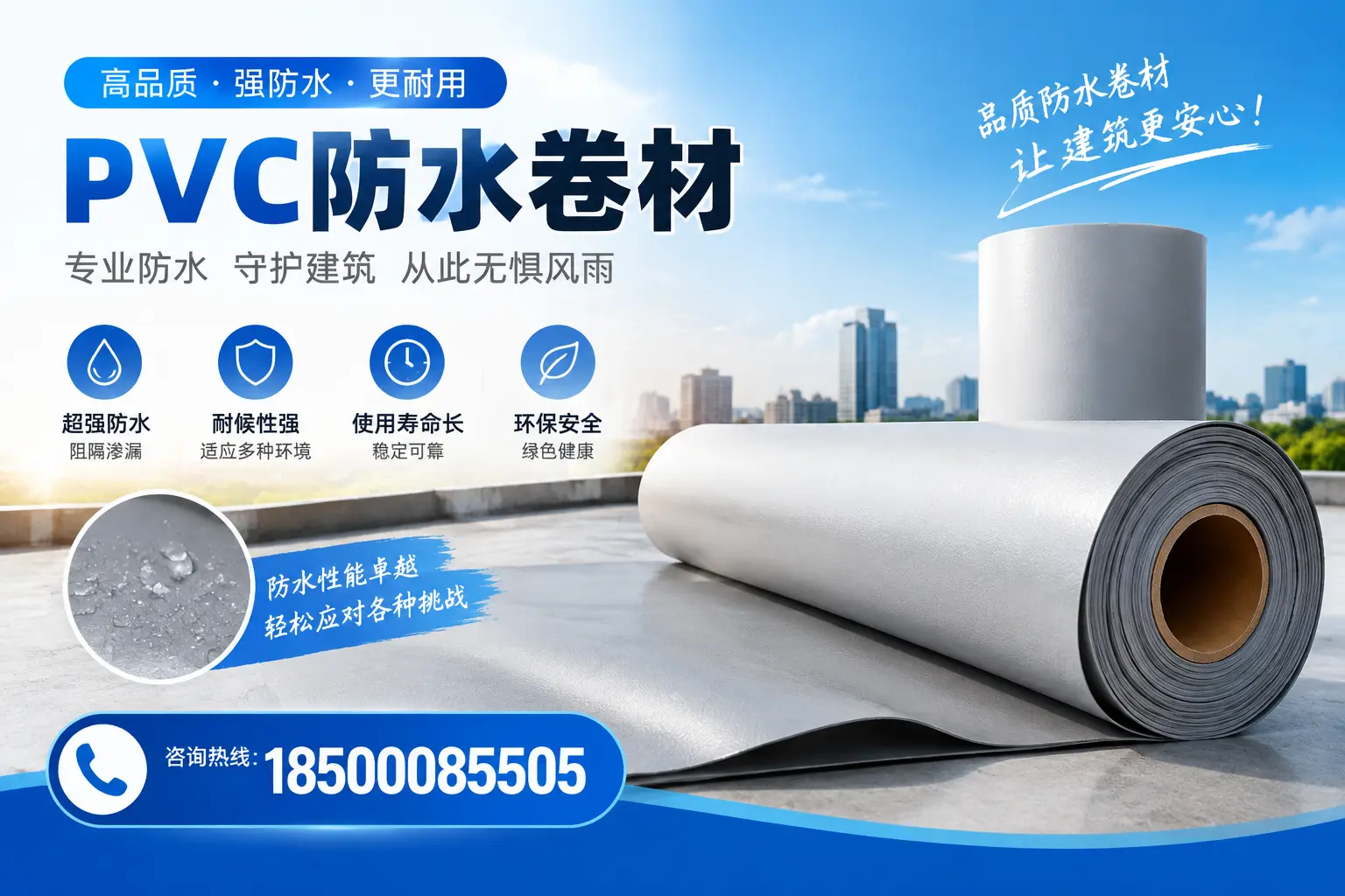 如何选择高质量的PVC防水卷材？白银消费者必看指南